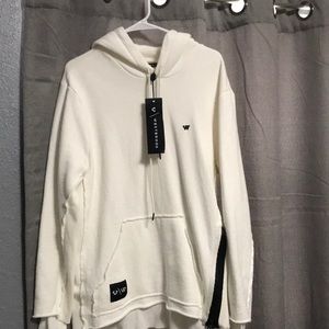 Men’s S True Religion// Westbrook white hoodie